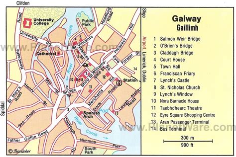 Galway Tourist Map, Ultimate Guide to Top 40 Things To Do.